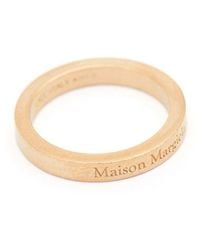 Maison Margiela - Colored Ring With Logo Lettering Engraving - Lyst