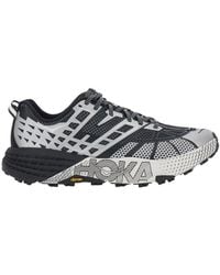 Hoka One One - Sneaker 'U Speedgoat 2Ts' Low Top Con Lacci Con Stampa E Logo Let - Lyst