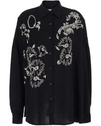Dries Van Noten - Casia Emb Blouse With Embroidered Details - Lyst