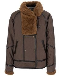 Isabel Marant - Jacket Olinka-Gc With High Collar And Long Sleeves - Lyst
