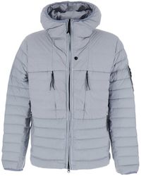 Stone Island - Down Jacket With High Collar And Long Sleeves - Lyst