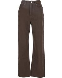 DUNST - 'Essential' Jeans With Belt Loops And Logo Patch On The Re - Lyst