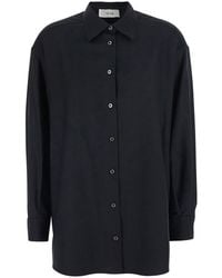 The Row - “Luka” Shirt With A Classic Collar And Long Sleeves - Lyst