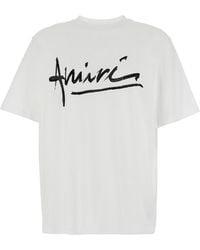 Amiri - Script T-Shirt - Lyst