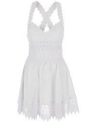 Charo Ruiz - Abito 'Marilyn' Con Spalline Incrociate E Dettagli - Lyst