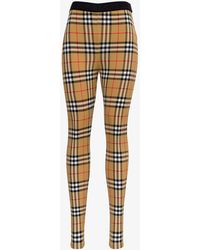 Burberry Belvoir Leggings - Natural