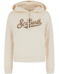 MC2 Saint Barth - 'Mindy' Hoodie With Fixed Hood And Maxi Logo Let - Lyst