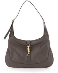 Gucci - 'Jackie 1961' Shoulder Bag With Clasp Closure And Adjustable Strap - Lyst