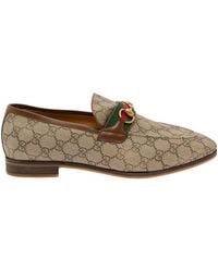 Gucci - Leather Moccasin - Lyst