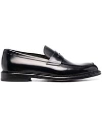 Doucal's - Slip-on Loafers With Round Toe In Patent Leather Man - Lyst