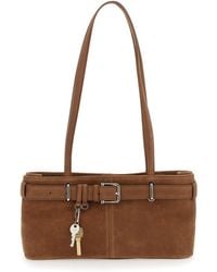 OSOI - 'Brocle' Shoulder Bag With Belt And Pendant Key Details In - Lyst