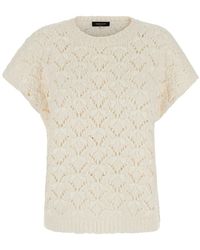 Fabiana Filippi - T-Shirt Merino Wool Off - Lyst