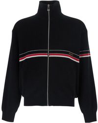 Versace - Turtleneck With Logo Lettering On The Front - Lyst