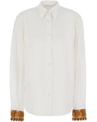 Dries Van Noten - Chloris Blouse With Long Sleeves And Collar Woma - Lyst