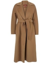 Max Mara - Cappotto 'Cles' Con Colletto A Revers E Chiusura Con Ci - Lyst