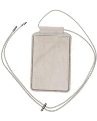 Brunello Cucinelli - Phone-Holder With Shiny Trim And Logo - Lyst