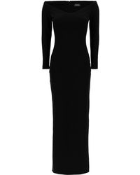 Solace London - 'Tara' Maxi Dress With Off-Shoulder Neck - Lyst