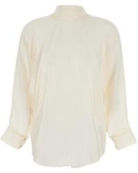 ..,merci - Camicia Con Colletto Lavallière E Polsini Con Bottone - Lyst
