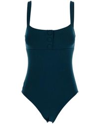 Eres - "Dahabiya" One-Piece Swimsuit With Thin Straps And Neckline - Lyst