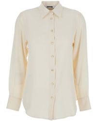 Grifoni - Shirt With Classic Collar And Buttoned Cuffs - Lyst