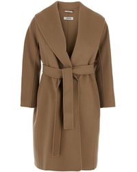 Max Mara - Messi Belted Coat - Lyst