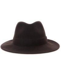 Twinset - Hat With Wide And Low Brim And Logo Lettering - Lyst