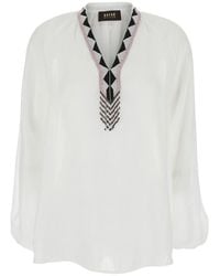 Bazar Deluxe - Shirt With V-Neck - Lyst