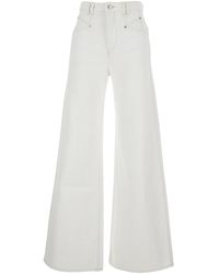 Isabel Marant - 'Lemony' Jeans With Logo Patch On The Rear - Lyst