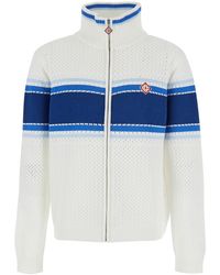 CASABLANCA - Jacket Mesh Stripe Track With Colorful Stripes - Lyst