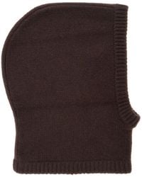 Soft Goat - Balaclava Hat With Ribbed Trims - Lyst