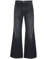Amiri - Jeans With Logo Patch Applied On The Back - Lyst