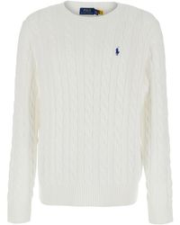 Polo Ralph Lauren - Sweater With Round Neck And Pony Embroidery On - Lyst