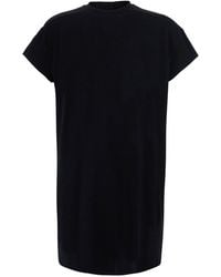 Rick Owens - 'Jumbo' T-Shirt With Ribbed Crew Neck And Dropped Sho - Lyst