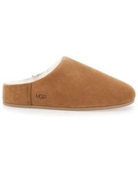 UGG - 'Elea' Mules With Logo Lettering On The Side And Shearling Lining - Lyst