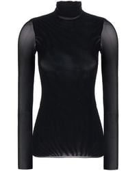 Le Plain - High Neck Top With Long Sleeves - Lyst