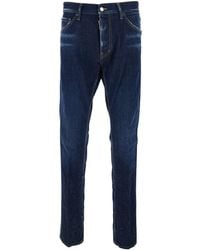 DSquared² - 'Cool Guy' Jeans With Logo Patch On The Rear And Ripped Details - Lyst