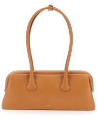 OSOI - Borsa A Spalla 'Boat Wide Mini' Con Manici Tondi E Logo Lettering - Lyst