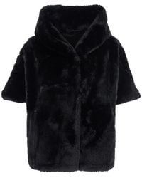 GIOVANNI PARIS - Capes With High Collar And Front Closure - Lyst