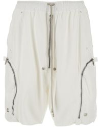 Rick Owens - 'Bauhaus Pods' Shorts With Elasticated Waist And Side Po - Lyst