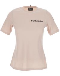 3 MONCLER GRENOBLE - Crew Neck T-Shirt - Lyst
