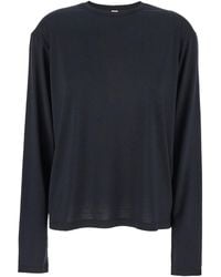 TOTEME - T-Shirt 'Classic' Girocollo Con Maniche Lunghe - Lyst