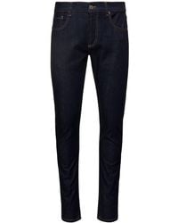 Alexander McQueen - Tight Pants With Metallic Logo Patch And Contra - Lyst