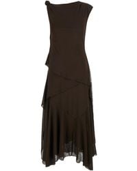 Ganni - Long Dress Marl - Lyst