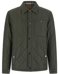 Burberry - Reversible Jacket With Diamond Quilting - Lyst