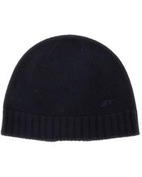 Bottega Veneta - Beanie With Logo Lettering Embroidery On The Front - Lyst