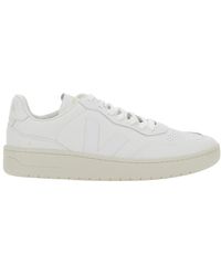 Veja - Sneaker 'V-90' Con Patch Logo Sulla Linguetta E Logo Lettering Su - Lyst