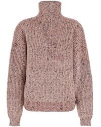 Isabel Marant - Sweater Anita-Gc With V-Neck, Long Sleeves, Wool Fabric - Lyst