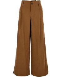 Chloé - Pantalone Con Passanti Per Cintura E Gamba Ampia - Lyst