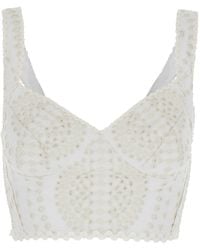 Charo Ruiz - Goldie' Top With V-Neck - Lyst