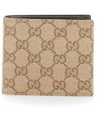 Gucci - Bi-Fold Wallet With Logo Lettering On The Inside - Lyst